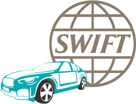 Payment for a used car from the USA and Europe via SWIFT
